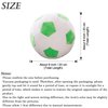 zhidiloveyou 9" Plush Soccer Ball Stuffed Toy, Plush Football Pillow Soccer Gift for Kids, White-Green