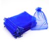 Dealglad® 100pcs Drawstring Organza Jewelry Candy Pouch Party Wedding Favor Gift Bags (6x8, Royal Blue)