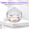 Voraiya Ultrasonic Cleaner UV for Dentures, Aligner, Retainer, Whitening Trays, Night Dental Mouth Guard, Toothbrush Head, Ultrasonic Jewelry Cleaner Machine for all dental Appliances, Diamon (White)