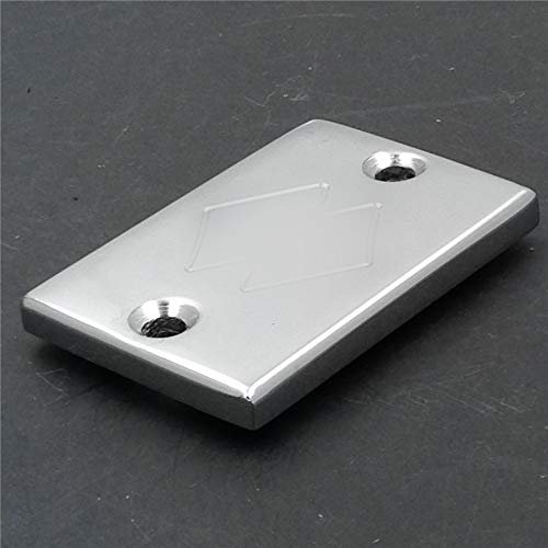 SMT-Chrome Billet Aluminum Rear Brake Fluid Reservoir Cap Cover S Engraved Compatible With Suzuki GSXR 600 GSXR 750 GSXR 1000 GSXR 1100 Boulevard Hayabusa Katana [B00RNIX4RS]