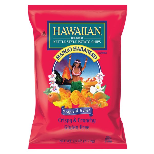 7.5 oz Hawaiian Mango Habanero Kettle Potato Chips