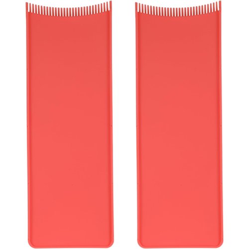 Beavorty 2Pcs Balayage Highlighting Board Hair Dye Tools Hair Coloring Paddle Board Balayage Board with Teeth for Hair Salon Hairdressing Supplies