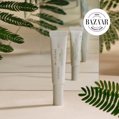 SUPEREGG ∞(Infinite) Layers Lip Care: For a plump and softer lip. Lip balm with Camellia Oil and Hyaluronic Acid. 10 G / 0.35 OZ
