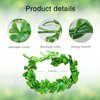 Dolkoic St. Patrick's Day Headbands Flower Crown Shamrock Headband Green Garland Party Fairy Accessories for Women Girls