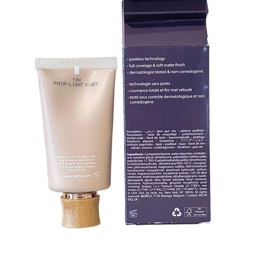 Tarte Cosmetics Amazonian Clay 16-hour Full Coverage Foundation 19H Fair Light Honey