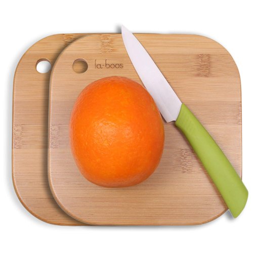 Home Mini Cutting Board Small Fruit Cutting Board Solid Bamboo Wood Board For Baby infant dormitoryＩSet of 2
