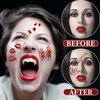 20 Pcs Halloween Body Face Scar Realistic Temporary Tattoos for Men Women,Fake Bloody Wound Stitch Scar Scab Horror Zombie Halloween Masquerade Waterproof Makeup Tattoo Stickers