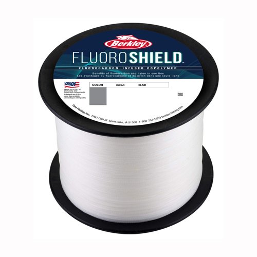 Berkley FluoroShield™, Clear, 12lb | 5.4kg, 3000yd | 2743m Fishing Line, Suitable for Freshwater Environments