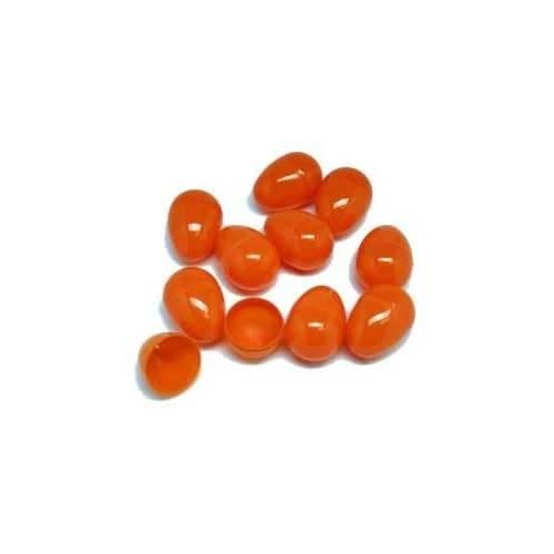 Rhode Island Novelty Set of 12 Orange 2.5" Plastic Easter Eggs