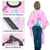 PAMAID Kids Haircut Cape Waterproof Barber Cape Cover, Unicorn Hair Cutting Cape for Girls with Adjustable Snap Closure (Unicorn)