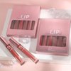 Joyeee Glitter Lipgloss Set with Gift Box, 6 Colors Red Purple Rose Pink Sparkly Glossy Waterproof Colourful Glitter Shimmer Liquid Lipstick Set, Vegan & Cruelty Free Nonstick Cup Makeup Lip Gloss