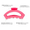 TELETIES - Tiny Open Claw Clip - Strong Grip, Bendable Teeth, Comfortable Cutout Design - Ideal for Thin Hair - For All Hair Textures - Spring Break Collection - Aruba