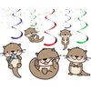 Otter Streamers - Playful Otter Party Decorations for a Splash of Fun