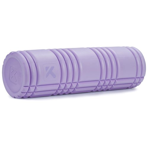 TriggerPoint CORE Foam Massage Roller with Softer Compression for Exercise, Deep Tissue and Muscle Recovery - Relieves Muscle Pain & Tightness, Improves Mobility & Circulation (18''), Lavender