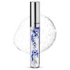 Blossom Lip Oil with Olive Oil + Grape Seed Oil, Moisturizing and Hydrating Shimmer Sparkle, Infused with Real Flowers, 3g, Coconut