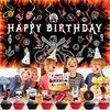 25PCS Born To Rock N And Roll Rocks Happy Birthday Cake Topper Cupcake Toppers Party Themed Table Decorations Favors Supplies Decor Music Notes 50s 60s for Kids Adults Boys Girls Teen Rewards Carnival