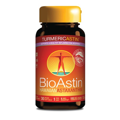 NUTREX HAWAII, TurmericAstin, with Turmeric, BioAstin Hawaiian Astaxanthin & BioPerine Black Pepper Extract, 30 Count