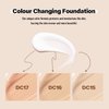 VIOLA HOUSE Color Changing Foundation, Liquid Foundation Makeup For Face, Color Changing Flawless Finish Foundation, Lightweight, Moisturizing Glow, 1.0 Fl Oz (dark skin color, 1.0 Fl Oz/30ML)