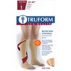 Truform 30-40 mmHg Compression Stockings for Men and Women, Knee High Length, Dot-Top, Open Toe, Beige, Small