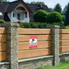 8 Pack Private Property No Trespassing Sign 24 Hour Video Surveillance Sign Reflective Aluminum Security Camera Sign Trespassers Will Be Shot Sign Warning Signs for Home Safety, 7 x 10'' (Video Sign)