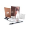 2 in 1 Black Color Set for Lashes and iBrows, Natural Bushy Eyebrow Makeup Kit, Lasting for 6 Weeks DIY Hair Dying for Salon Home Use (BROWN)