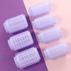 Leadigol 4pcs Plastic Hair Rollers Long Hair Curler Bang Roller Self-adhesive Lazy Bangs Roller Small Hair Curlers Hair Volume Hair Curling Styling Tools Women Korean Heatless Hair Rollers