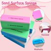 Q&D Nail Buffer Block 5 PCS, 4 Way Shine Polisher Professional Nail Buffing File Manicure File Sanding Files for Nail Care, DIY&Salon Use