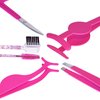 Eyelash Curlers 6Pcs - Eyebrow Tweezer for Women - Eyelash Applicator Tool with Comb - Portable Eyebrow Grooming kit - Mini Eyebrow Scissor Set - Eye Brow Clippers Brush for Fake Lash Cosmetic
