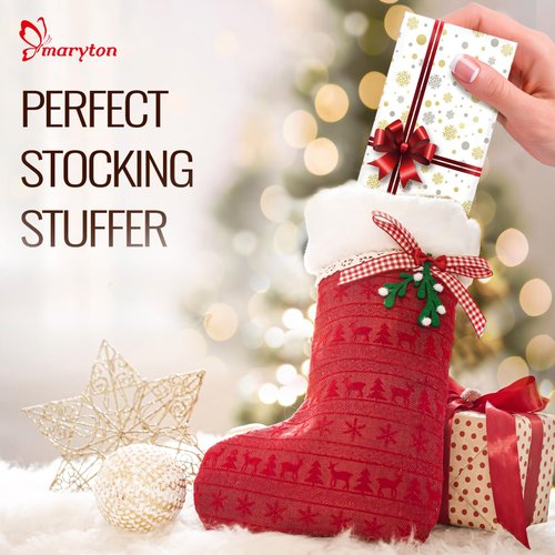 Maryton Professional Nail Shine Buffer for Natural Nails - Christmas Gifts for Women, 3 Pcs Ultra Shine Nail Shiner Polisher Buffing Block Files Stocking Stuffers, Nail Care Gifts for Women