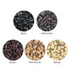 200 Pcs Silicone Lined Micro Rings Links Beads 4.0 * 2.8 * 6.0 mm Hair Beads for Hair Extensions (Brown)