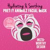 masque BAR Pretty Animalz Facial Sheet Masks, Fun & Unique Skincare Face Mask with Animal Character Prints, Hydrating & Soothing Korean Facial Mask, Nourishing & Exfoliating Skin Care, Pack of 12
