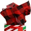 Iconikal Christmas Tissue Paper, Red Buffalo Plaid, 20 x 20-Inches, 60-Sheets