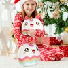 DONGYING Christmas Unicorn Plush Pillow,Unicorn Pillows for Girls,Cute Unicorn Plush Stuffed Animal Pillow, Soft Plush Toy,Christmas Stocking Stuffers,Christmas Unicorns Plush Gifts for Kids