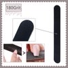 20 Pack 100/180 Grit Nail Files, Black Professional Reusable Emery Boards Nail File, Manicure Tool Suitable for Both Acrylic and Natural Nails