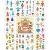 SIX VANKA (Pack of 10 Sheets) Robot Waterproof Temporary Tattoo Stickers for Kids Boys and Girls, Party Favors Decorations