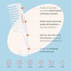 Straand Detangler Hair Comb - Wide Tooth Styling Comb & Detangling Comb - Made with Plant-Based Cellulose Acetate and Suitable for Straight, Wavy or Curly Hair Types