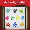 edxeducation Translucent Linking Cubes - Construction Toy for Early Math - Set of 100 - 0.8 Inch - Light Table Toy - Elementary + Preschool Learning