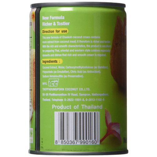 Chaokoh Coconut Cream, 13.5 Ounce