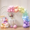 HOUSE OF PARTY 140PCS Pastel Rainbow Balloon Arch Garland Kit - Balloon Arch Kit-Birthday Balloons, Globos para Decoracion de Fiestas | Ideal for Halloween Birthday First Birthday Party Decorations