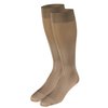 Truform Women's Compression Stockings, 20-30 mmHg, Knee High Length, Closed Toe, Opaque, Beige, Small