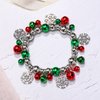 HEIDKRUEGER Christmas Bells Headband Xmas Beaded Headband Snowflake Christmas Tree Candy Cane Jewelry Set for Women Girls Holiday Gifts