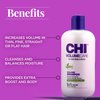 CHI VolumeCare Volumizing Shampoo, Increases Volume on Thin, Fine, or Flat Hair, Balances Moisture, Sulfate, Paraben, & Cruelty-Free, 12 Oz