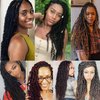 Leeven 8 Packs Pre-Twisted Passion Twists Synthetic Crochet Hair Extensions 12 Roots/pack 22 Inch Ombre Crochet Passion Twist Braiding Hair Curly Ends Twist Hair Ombre Color