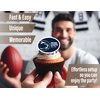 Penn State Cupcake Toppers (24 Pcs) Penn State University Party Supplies for Football Tailgating, Birthday Party Decor, Graduation Party Decorations PSU Cake Toppers (Penn State Nittany Lions)