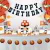 Adecortalk Basketball Happy Birthday Banner Basketball Birthday Party Decorations for Boys Basketball Party Supplies Sports Theme Party Decorations Basketball Birthday Sign