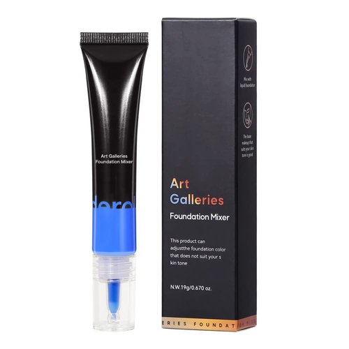 Ofanyia Liquid Foundation, Foundation Mixing Pigment, Corrector Foundation Shade Adjuster, Sweat-Proof Long Lasting Silky-Smooth Liquid Foundation Mixer, Blends Easily With Foundation (02#Sea Tide)