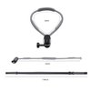 Lupholue POV Neck Mount with Chest Strap Extendable Arm Smartphone Mount Compatible with GoPro Hero 12 11 10 9 8 Session DJI AKASO APEMAN Xiaomi Yi SJCAM Action Camera