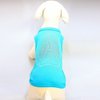 Alphadog Series Paw Rhinestone Tank top T-Shirt for Your Dog or Cat (M, Aqua)