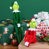 winblot Christmas Elf Plush Doll, Monster Plush Toy Decorations, Fun Toys Gifts and Christmas Decorations, for Xmas Christmas Ornaments Tabletop Home Office Decor, 12 inches (Red)