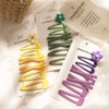 7Pcs Yellow Sweet Flower Women Girl Barrette Bobby Pin Hairpin Hair Clips Decoration Elegant Gold Gifts，Clips and Barrettes，Hair Clips for Women’s and Girls